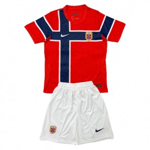 Norge Replika Hemmatröja Barn VM 2026 Kortärmad (+ Korta byxor)